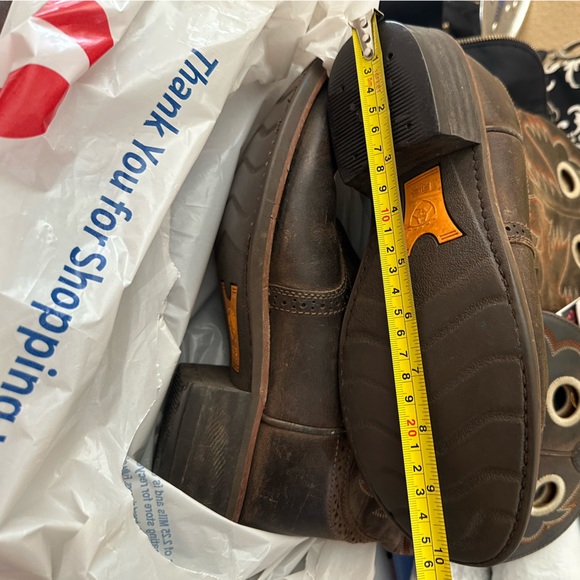 Ariat Men’s/Women's Size 8.5c wide width Round Toe Brown Leather Western Boots - Picture 13 of 13